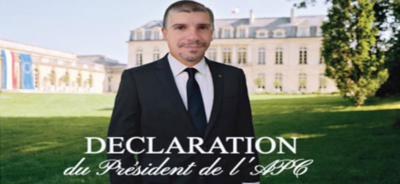 Déclaration du Président de l'AP Crécy